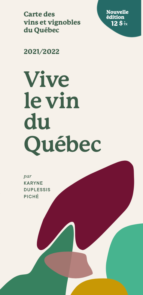 Carte des vins et vignobles du Québec 2021-2022