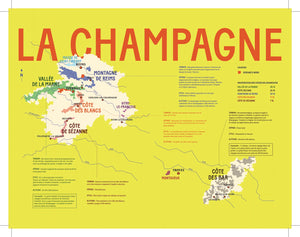 Carte plastifiée ExtraBrut- champagne