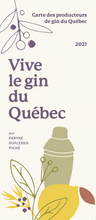 Charger l&#39;image dans la galerie, Carte des producteurs de gin du Québec
